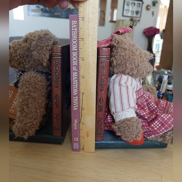 "Books are Fun" Teddy Bear Bookends - Picture 9 of 9
